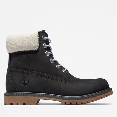 Cizmy Timberland Premium 6-Inch Waterproof Damske Čierne Siva | WL1564387