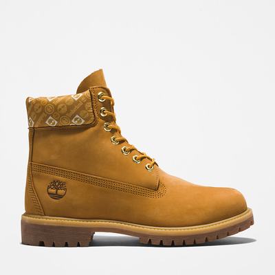 Cizmy Timberland Premium® 6 Inch Panske Žlté Biele | SM8956124