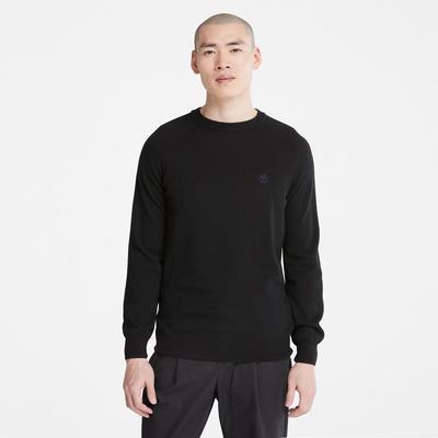 Jumpers Timberland Crewneck Raglan Panske Čierne | KR4082196