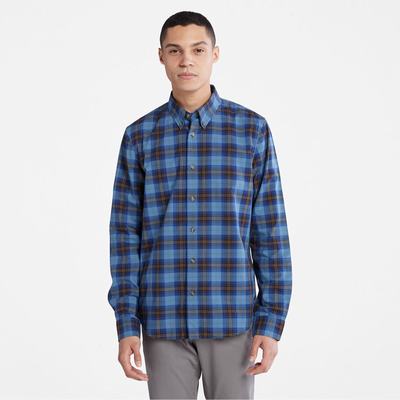 Kosele Timberland Eastham River Stretch Checked Panske Modre | JX7351296