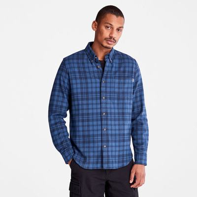 Kosele Timberland Flannel Checked Panske Námornícka Modrá | OZ5763208