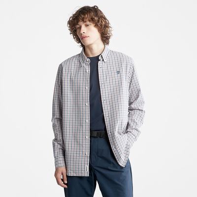 Kosele Timberland Seersucker Gingham Panske Nachový | DN7592401