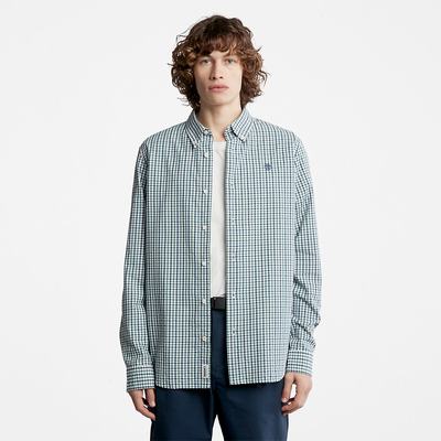 Kosele Timberland Seersucker Gingham Panske Tyrkysové | GK5398017