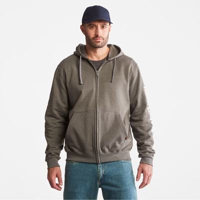 Mikiny S Kapucňou Timberland PRO® Hood Honcho Sport Zip-Front Panske Tmavo Siva Biele | AY1869745