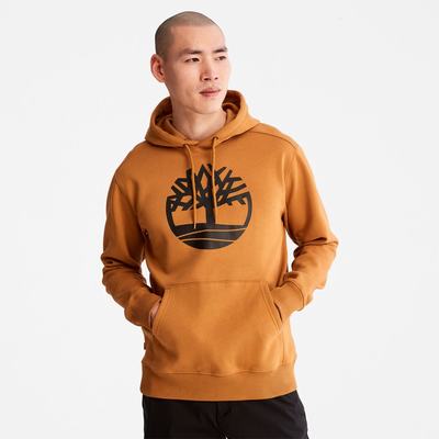 Mikiny S Kapucňou Timberland Tree-Logo Panske Hnede Čierne | MS2458109