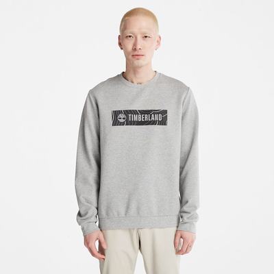 Mikiny Timberland Oyster River Logo Panske Siva | HZ7189652