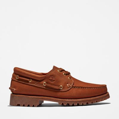 Mokasiny Timberland 3-Eye Lug Handsewn Panske Hnede | IV7410983