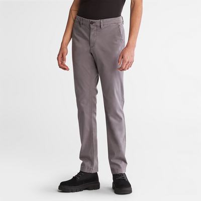 Nohavice Timberland Anti-odour Ultra-stretch Chinos Panske Siva | GF1856307