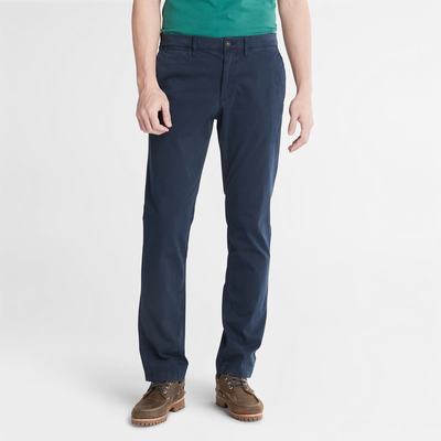 Nohavice Timberland Anti-odour Ultra-stretch Chinos Panske Námornícka Modrá | QH3092167