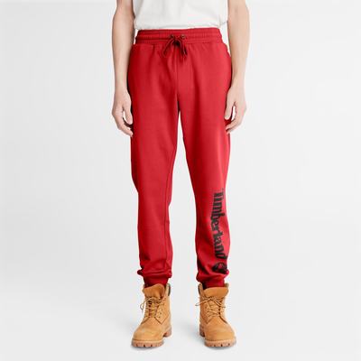 Nohavice Timberland Logo Sweatpants Panske Tmavo Červené Čierne | EZ7064259