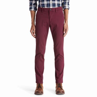 Nohavice Timberland Sargent Lake Chinos Panske Bordove | WV5379860