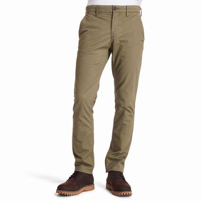 Nohavice Timberland Sargent Lake Slim-Fit Chinos Panske Zelene | AV3916752