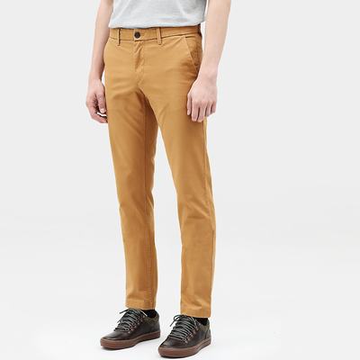 Nohavice Timberland Sargent Lake Slim-Fit Chinos Panske Žlté | BY4526107