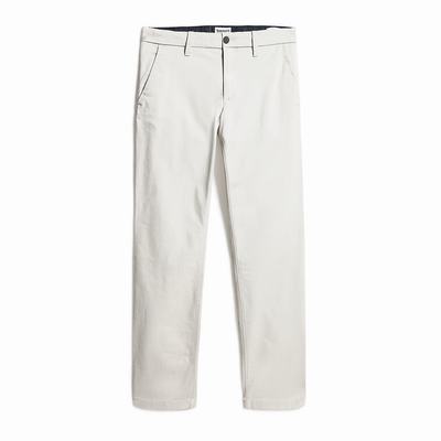 Nohavice Timberland Sargent Lake Twill Chinos Panske Svetlo Siva | GD8341269