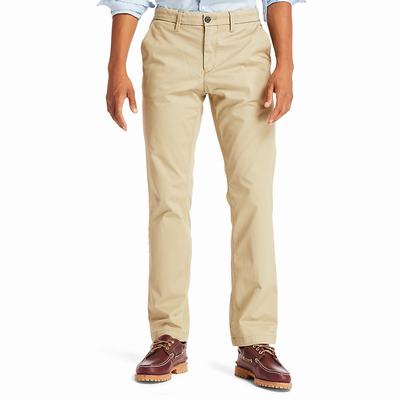 Nohavice Timberland Squam Lake Twill Chinos Panske Béžové | QA7385241