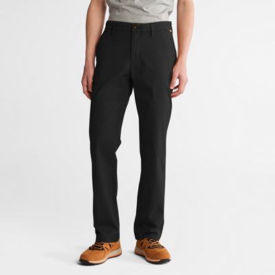 Nohavice Timberland Squam Lake Twill Chino Panske Čierne | XZ6831075