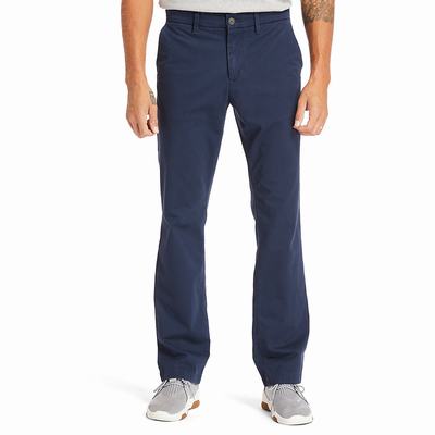 Nohavice Timberland Squam Lake Twill Chinos Panske Námornícka Modrá | ZA0567283