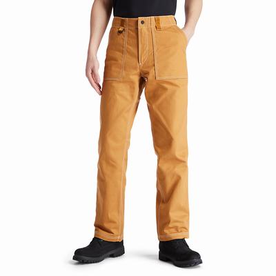 Nohavice Timberland Workwear Panske Žlté | LF6095824