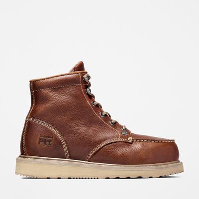 Pracovne Cizmy Timberland Barstow 6" Alloy Spicou Panske Tmavo Hnede | QS8415620