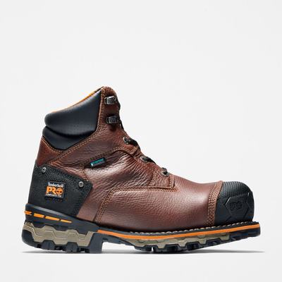 Pracovne Cizmy Timberland Boondock 6" Composite Spicou Waterproof Panske Hnede | JU2701493