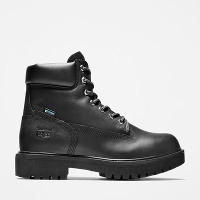 Pracovne Cizmy Timberland Direct Attach 6" Steel Spicou Waterproof Panske Čierne | JI7463210