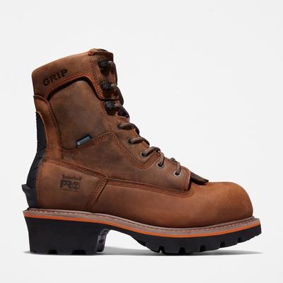 Pracovne Cizmy Timberland Evergreen Logger Composite Spicou Waterproof Panske Hnede | QK3260415