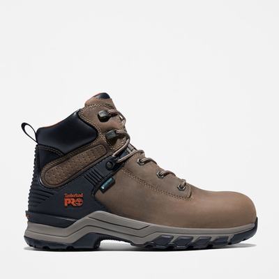 Pracovne Cizmy Timberland Hypercharge 6" Composite Spicou Waterproof Panske Káva | KP3896415