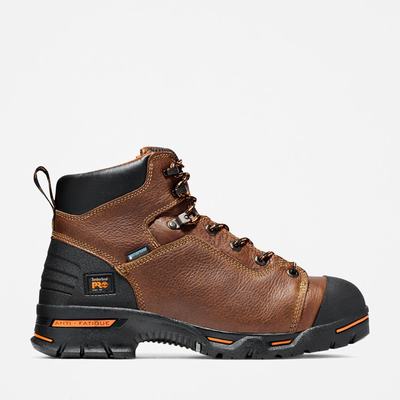 Pracovne Cizmy Timberland PRO® Endurance 6" Steel Spicou Waterproof Panske Hnede | PR8703692