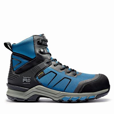 Pracovne Cizmy Timberland PRO® Hypercharge Textilne Composite Bezpečnostné Spicou Panske Modre | FW9358640