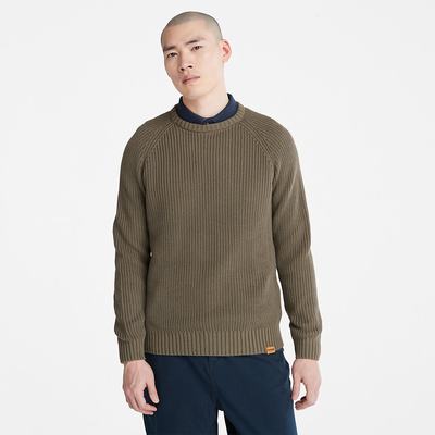 Svetre Timberland Beards Brook Crew-Neck Panske Tmavo Zelene | IO8314209