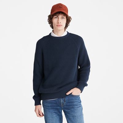 Svetre Timberland Beards Brook Crew-Neck Panske Námornícka Modrá | UH3096485