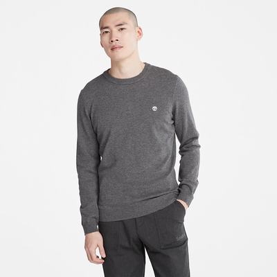 Svetre Timberland Cohas Brook Crewneck Panske Tmavo Siva | OM7892631