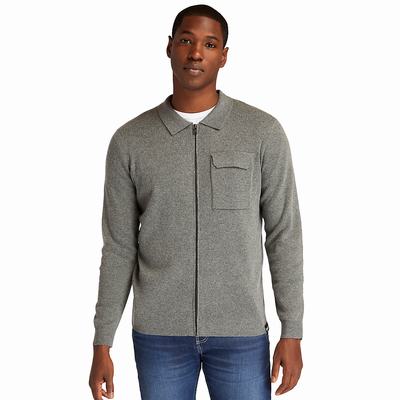 Svetre Timberland Full-Zip Panske Tmavo Siva | HL1507439