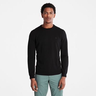 Svetre Timberland Phillips Brook Vlna-Blend Crewneck Panske Čierne | FC6581243