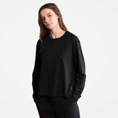 Tricko Timberland Anti-Odour Supima® Bavlnene Long-sleeved T-Shirt Damske Čierne | RW3260489