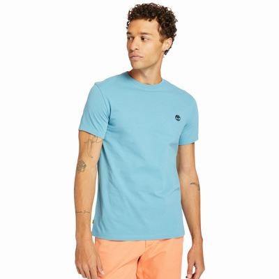 Tricko Timberland Dunstan River Crew Tee Panske Modre | VI5170346