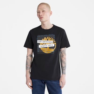 Tricko Timberland Front-Graphic T-Shirt Panske Čierne | IW9465802