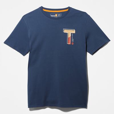 Tricko Timberland Interlock TimberFresh™ T-Shirt Panske Modre | RA8270351