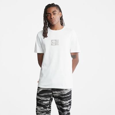 Tricko Timberland Mini-Logo T-Shirt with TimberFresh™ Technológie T-Shirt Panske Biele | OF5132967