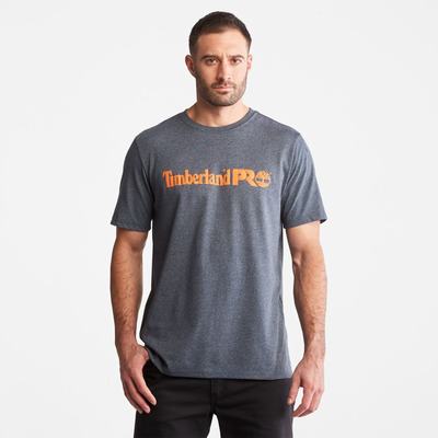 Tricko Timberland PRO® Base Plate Kratke-Sleeve Logo T-Shirt Panske Námornícka Modrá | IC6183059