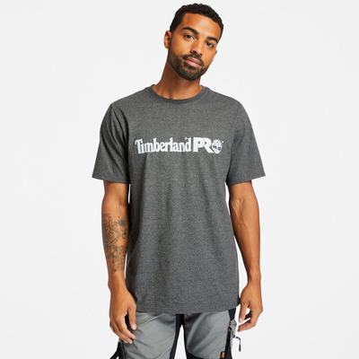 Tricko Timberland PRO® Base Plate Kratke-Sleeve Logo T-Shirt Panske Tmavo Siva | ZM8601723