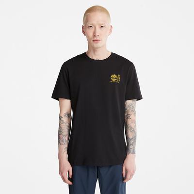 Tricko Timberland Photographic T-Shirt Panske Čierne | JK4075192