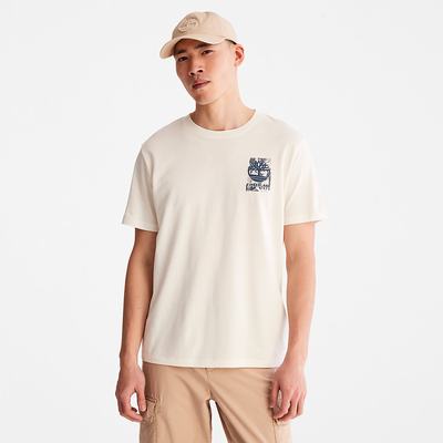 Tricko Timberland Refibra™ Technológie T-Shirt Panske Biele | WQ7108432