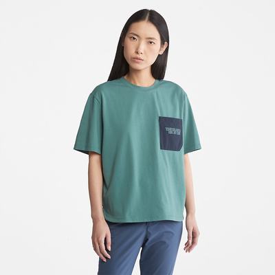 Tricko Timberland TimberCHILL™ Pocket T-Shirt Damske Tyrkysové | OB5187304