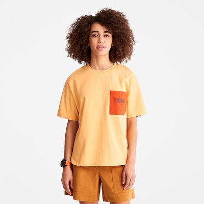 Tricko Timberland TimberCHILL™ Pocket T-Shirt Damske Oranžové | PQ4083596