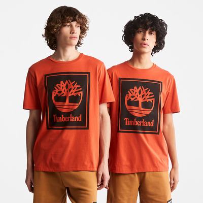 Tricko Timberland Tree Logo T-Shirt Panske Oranžové | DF4925018