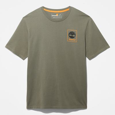 Tricko Timberland Vietor, Vody, Earth and Sky™ T-Shirt Panske Zelene | EB8365947