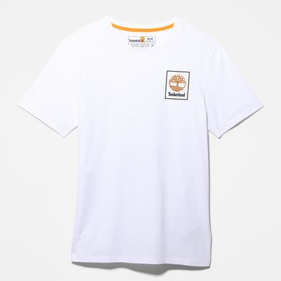 Tricko Timberland Vietor, Vody, Earth and Sky™ T-Shirt Panske Biele | IB2450819