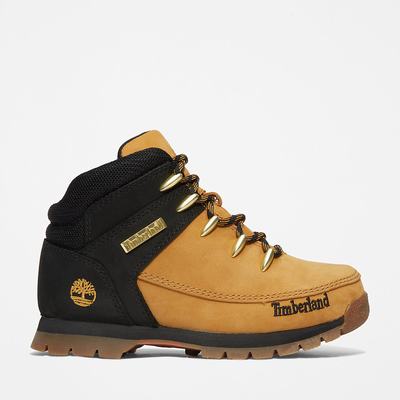 Turisticka Obuv Timberland Euro Sprint Mid Hiker Detske Žlté Čierne | HP8925704