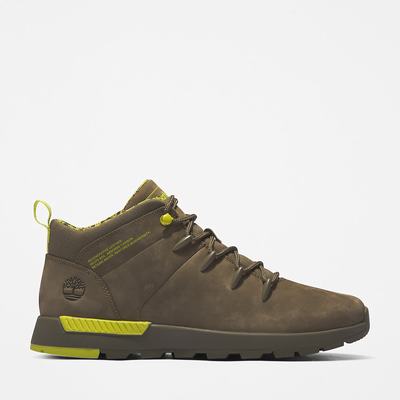 Turisticka Obuv Timberland Sprint Trekker Mid Panske Zelene | AE6781345